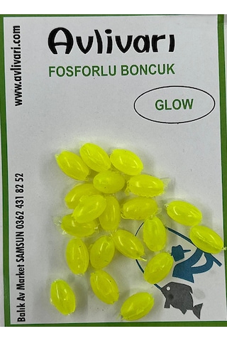 Avlivari 6 Mm Glowlu Boncuk 20'li Paket-9457