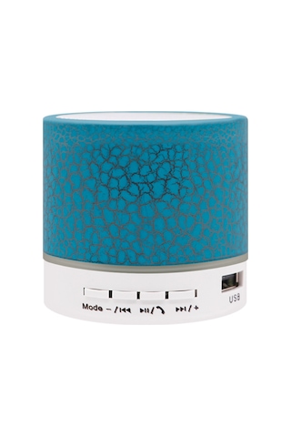 Youtek A9 Minik Işıklı Bluetooth Hoparlör - Usb Şarjlı, Usb Flash/sd Kart Desteği, Renkli Aydınlatma, Portatif Ses Cihazı