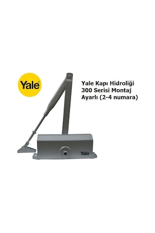 Yale Kapı Hidroliği Kapı Kapayıcı 2-4 Güç Ayarlı Gri