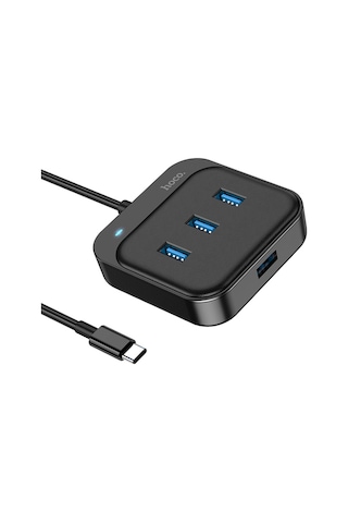 Hoco HB31 4in1 Type-C to 4x USB3.0 HUB Çevirici Dönüştürücü Adap