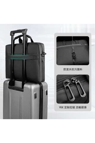 Xianwen Mark Ryden Mr8001d 15.6" Suya Dayanıklı Laptop Çantası Siyah