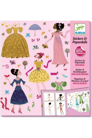 Djeco Kağıt Giydirme Seti - Dresses Through The  Seasons