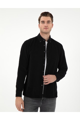 Pierre Cardin Erkek Siyah Gömlek Desenli 50292347-vr046 Siyah