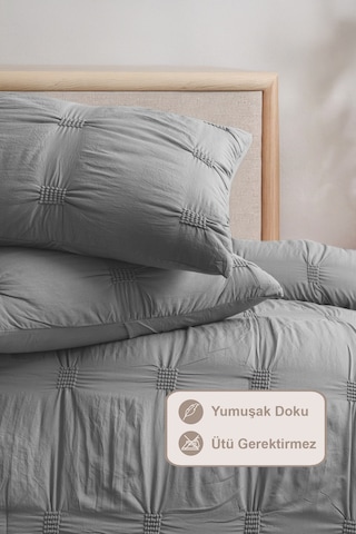 Elart Bianca Tek Kişilik Comfort Set Antrasit