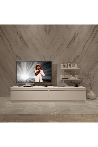 Decoraktiv Eko 4b Mdf Std Tv Ünitesi Tv Sehpası Beyaz