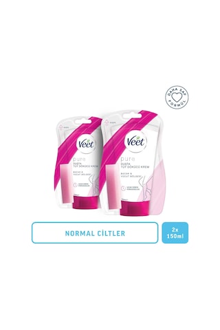 Veet Pure Tüy Dökücü Krem Normal Ciltler 2 x 150 ML