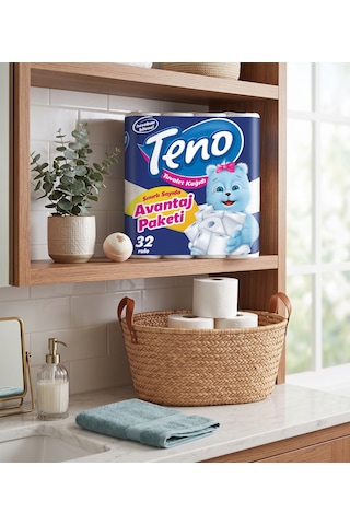Teno Avantaj Paketi Tuvalet Kağıdı 32 Rulo