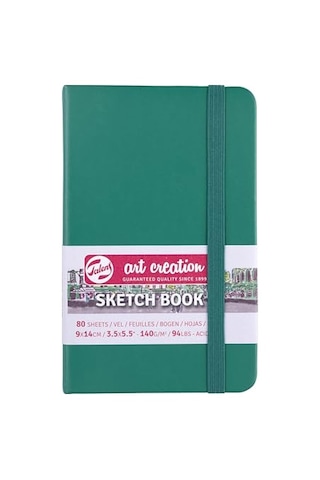Unbekannt Talens Japan Eskiz Defteri, 80 Yaprak, 9 X 14 Cm, Orman Yeşili