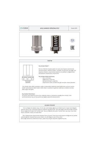 Case Koç Darbesi Sönümleyicisi 4215 - 1/2''