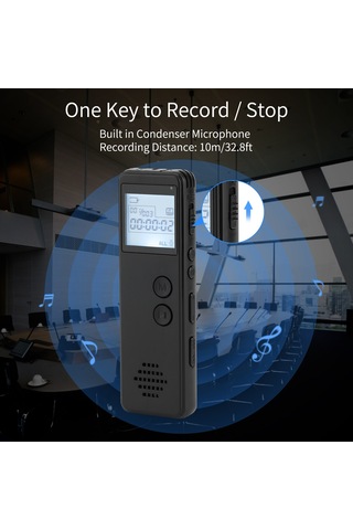 Singree Sk-299 Yüksek Kapasiteli Ses Kaydedici: 10 Saat Sürekli Kayıt, 288 Saat Depolama, 16gb, Gürültü Azaltma, Usb Bağlantı