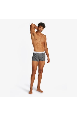Tommy Hilfiger 3 Parça Trunk Print Erkek Gri/haki/lacivert Boxer 026 Um0um02768 Gri