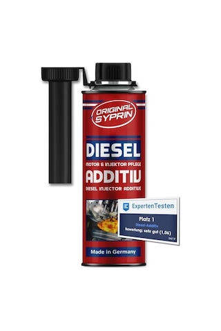 Syprin  Dizel Katkısı 250ml, Yakıt Sistemi Ve Enjektör Temizleyici, Performans Artırır
