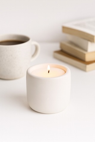 Dekoratif Kokulu Mum Love Beyaz Love