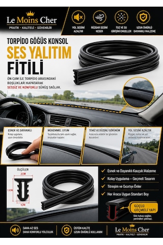 Ford Mustang Mach-e Torpido Göğüs Konsol Rüzgar Ve Ses Önleyici Fitil