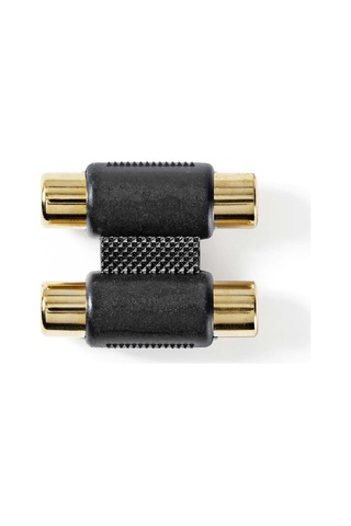 2x Rca Dişi - 2x Rca Altın Kaplama Dişi Konektör