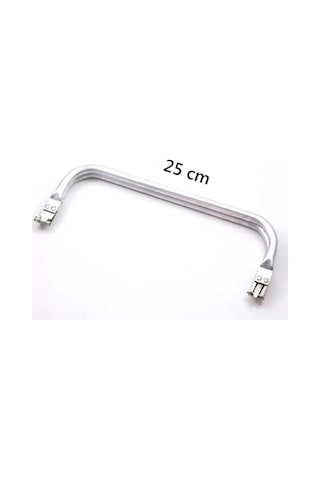 2K Gizli Metal Çanta Bursu 25 Cm - Metal Çanta Aparatı Çanta Aksesuarı Açık Ahşap