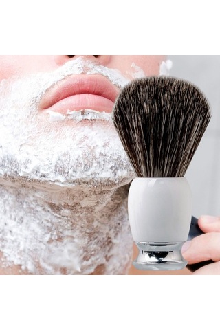 Suntek Tıraş Fırçası Kuaför Yüz Temizleme Tımar Yumuşak