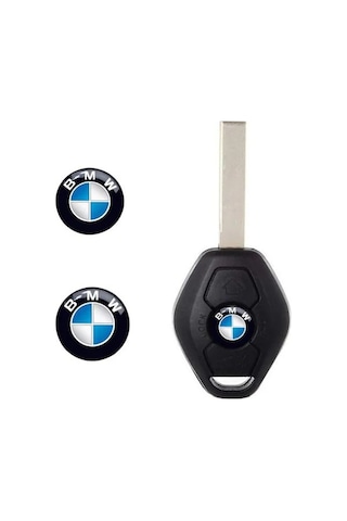 Bmw İçin Araç Anahtar Logo Amblemi Çap: 11 Mm +a Kalite 2 Adet