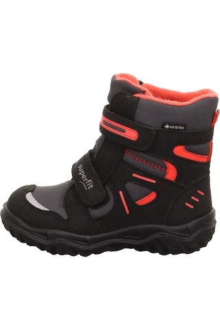 Superfit 1-809080 Husky Çocuk Siyah/kırmızı Gore-tex Bot Siyah - Kırmızı