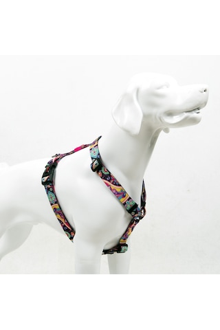 Paisley H-tipi Göğüs Tasması Ayarlanabilir, Konforlu Ve Dayanıklı Desenli Köpek Tasması S