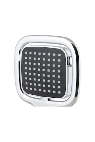 Qianfan Duş Seti Kare Siyah Tepe Duş Takımı Mono Masaj Etkili Su Krom