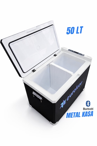 Eurokar Araç Buzdolabı 50 Lt Hacimli 12 V-24 V