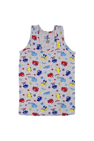 Ceylanoğlu 6'lı Likralı Empirme Erkek Çocuk Atleti- 346 Çok Renkli