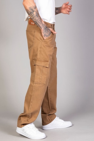 Little Cup Jeans Co Erkek Camel Baggy Fit Rahat Kalıp Kargo Pantolon