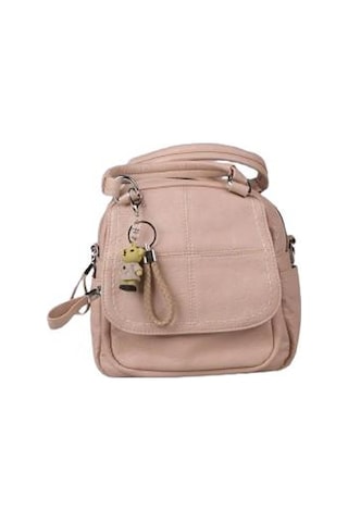 Kriste Bell Yumuşak Deri Sırt Ve Çapraz Çanta Siyah