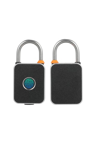 Padalink T32d Akıllı Parmak İzi Kilit - Tuya Uygulaması İle Açma, Ip65 Su Geçirmez, 20 Parmak İzi Depolama, Usb Şarjlı, Çelik- Alyuminyum, Siyah