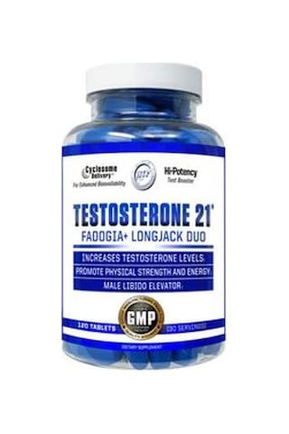 Hitech Testosterone Testo Booster 21fadogia Agrestis Tongkat Ali 120 Tablet
