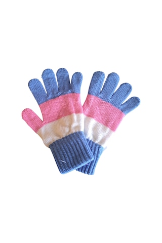 Garson Beden Kız Çocuk Eldiven Mavi Pembe 8-12 Yaş Mavi - Pembe