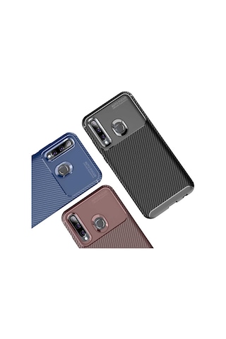 Huawei Honor 20 Lite Kılıf Zore Negro Silikon Kapak Kahverengi