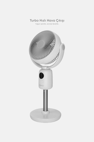 Fressi Jaf18 Taşınabilir Masaüstü Gri Usb Fan
