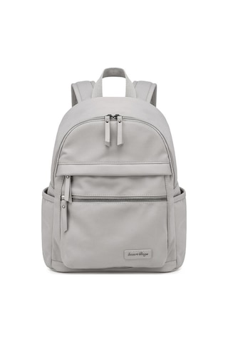 Smart Bags Twill Dimi Kumaş Kadın Sırt Çantası 3332 Vizon