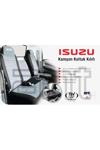 Isuzu Npr Nqr Koltuk Kılıfı  Gri Siyah 1997 2010 Model
