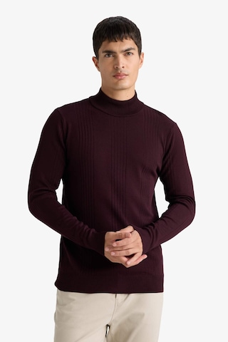 Defacto Standart Fit Balıkçı Yaka Triko Kazak F4459ax25aubr210 Bordo