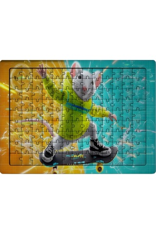 Ghostbastır Design Stuard 99 Parça Ayaklı Puzzle Dekoratif Çocuk Yapbozu 026
