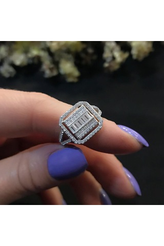 Stela Fashıon Baget Gümüş Yüzük