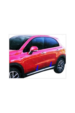 Fiat 500x Krom Yan Kapı Çıtası 4 Kapı P.çelik 2014 Üzeri