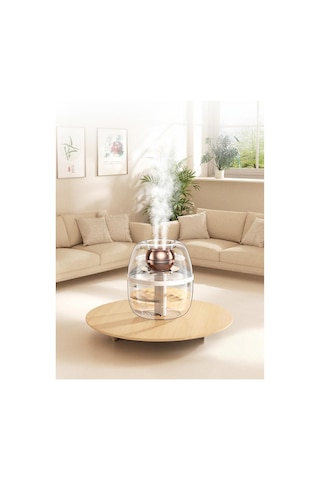 K30 1.8 Litre Kapasiteli Çift Çikişli Hava Nemlendirici Aroma Terapili Buhar Makinesi Humidifier