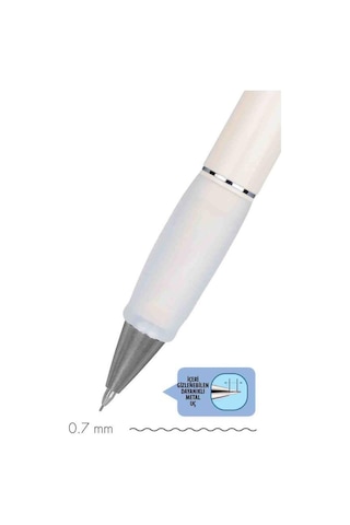 Serve Deep Mekanik Uçlu Kalem Toprak Tonları 0.7 Mm Fil Dişi