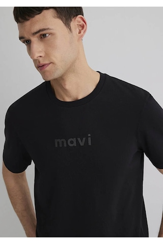 Mavi Regular Siyah Erkek T-shirt M0612732-900 Siyah