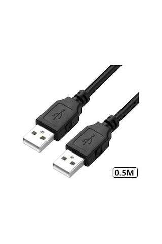Notebook Soğutucu Kablosu 50 Cm Erkek Erkek Usb Kablo İki Ucu Erkek Usb Kablo