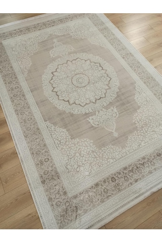 Tuğra Halı Bianca Bc02 Krem Kahve Salon Halısı