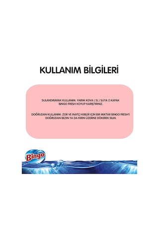 Bingo Fresh Yüzey Temizleyici Lovely 3 x 2500 ML