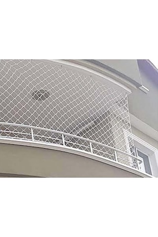 6 Mm 2 X 6 Metre Göz 5 Cm Balkon Güvenlik Filesi Çocuk Emniyet