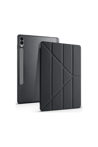 Northcity Samsung Uyumlu Galaxy X610 Tab S9 Fe Plus 12.4 Kılıf Kalemlikli Mars Tablet Kılıfı - Siyah