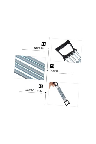 1pc Yay Göğüs Genişletici Kol Mukavemeti Egzersizi İç Mekan Fitness İçin 5 Springs Stretch Halat Arm Trainer