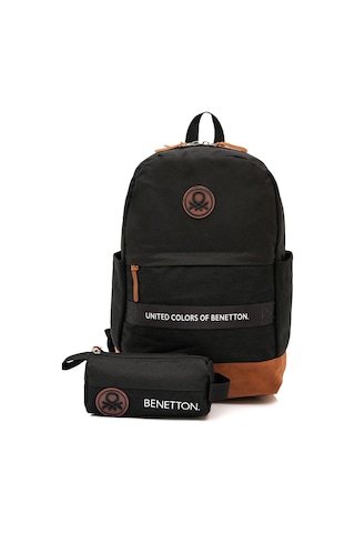 United Colors Of Benetton Okul Çanta Seti 1307879 Siyah